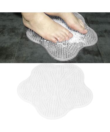 Shop Silicone Shower Foot Scrubber Mat - Relaxing Foot Cleaner for Shower - Get Rid of Foot Odor & Dead Skin - Buy Online on GoSupps.com