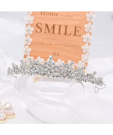Rhinestone Crystal Tiara Crown Headband for Women - Perfect for Birthday, Pageant, Wedding & Prom - Buy Online on GoSupps.com
