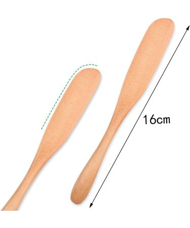 AOVNA Wooden Facial Mask Scraper Facial Mask Tool Wooden Mask Mixing Tools for Mixing Clay Mask DIY Wooden Spatula - Buy Online on GoSupps.com