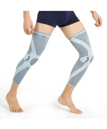 NeoTech Care Bamboo Knee Support Sleeve - Elastic, Breathable, Medium Compression - Grey - Sizes S, M, L, XL - X-Large - Buy Online on GoSupps.com