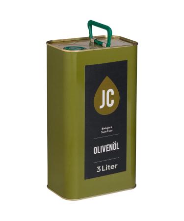 JC Greek Extra Virgin Olive Oil - ORGANIC Premium Quality - Kalamata PDO - in 4 sizes (3 l) 3 l (1 pack) - Buy Online on GoSupps.com