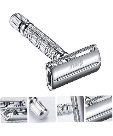 Beavorty Manual Double-Sided Razor - Chrome-Plated Alloy Handle for a Superior Shave | International Shipping Available - Buy Online on GoSupps.com