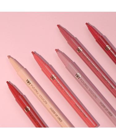 YOUNG VISION Gourd-Shaped Precision Liquid Lipstick & Lipliner - Nude Matte Shades | International Shipping Available - Buy Online on GoSupps.com