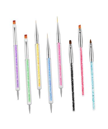 Healeved 3 Sets Nail Pen Wear-resistant Nail Tools Manicure Tools 3d Gel Dotting Tools Nails Gel Nail Supply Nails Kits Nail Tools for Nail Art Pro Tools Nail Gel Crystal Pen Household Abs