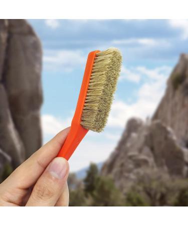 Two Stones Climbing & Bouldering Brush | Natural Boar's Hair | Durable Handle | Indoor/Outdoor Use | Black&Deep Blue - Buy Online on GoSupps.com