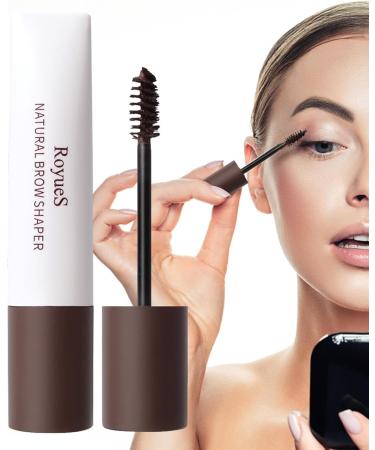 Eyebrow Gel Natural Quick-Drying Long-Lasting Brow Shaping Gel | Buildable Gel Sweatproof for Eyebrows Locks Brow Hairs in Place Lencyh Dark Brown - Buy Online on GoSupps.com