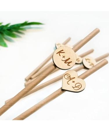 Custom Personalized Drinking Paper Straw Wedding Birthday Baptism Straws Bachelorette Bridal Shower Bridesmaid Straws Party Favors (100pcs) - Buy Online on GoSupps.com