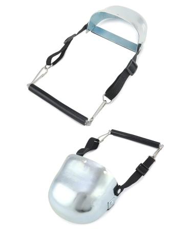 QWORK Steel Toe Metatarsal Guards - Adjustable Foot Protection for Men & Women | Universal Size - 2 Pairs - Buy Online on GoSupps.com
