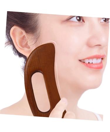 ADOCARN Home Tools Scraping Board & Roller Stick - Wooden Massage Tool 19x8cm for Pain Relief & Relaxation - Buy Online on GoSupps.com