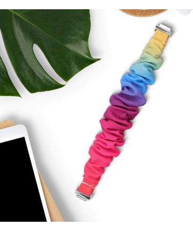 FitTurn Cute Elastic Bands for Kids - 2 Pack Small Elastic Cloth Bands for Fitbit ACE 3/ ACE 2 and Inspire 2, Pattern Printed Fabric Wristbands for Girls - Buy Online on GoSupps.com