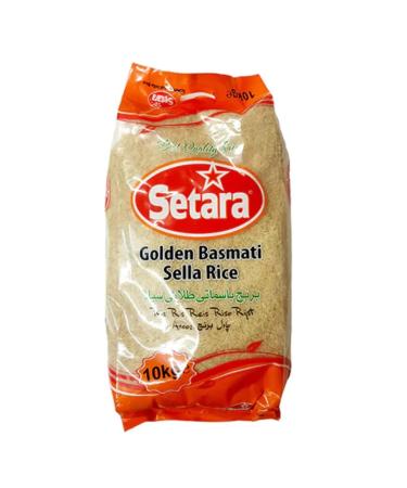 Setara Basmati Golden Sella RIce 10kg - Pack of 1