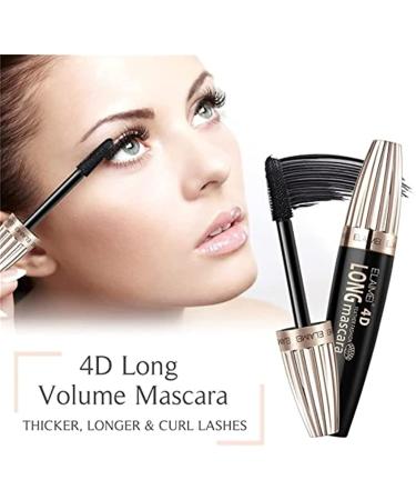 SDKJ My Amazing Lashes Mascara 4D Silk Fiber Long Volume Lash Mascara Black Waterproof Long and Dense Lash Mascara Plump and Enlarged Eyelashes Lasting All Day (1pc) - Buy Online on GoSupps.com