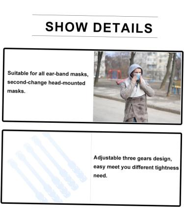 Magiclulu 10-Piece Mask Strap Buckle Set - Silicone Ear Cable Extensions for Comfortable Face Masks - Ideal International Shipping - Buy Online on GoSupps.com