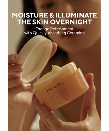 AROMATICA Glow Vita Goodnight Cream - Anti-Aging Night Moisturizer with Vitamin C & 5% Niacinamide for Face & Neck 3.1fl oz/90g - International Shipping Available - Buy Online on GoSupps.com