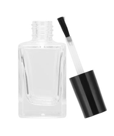 Nail Polish Bottle Empty Transparent Glass Bottle Empty Nail Polish Bottle 10ml Easy To Carry for Home