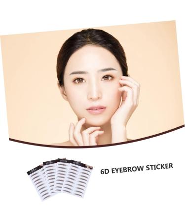 Beavorty 16 Pcs Eyebrow Stickers Authentic Eyebrows Stickers False Artificial Eyebrow 6d Tool Semi-permanent - Buy Online on GoSupps.com