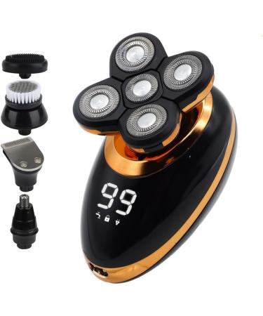 Buy 5-in-1 Electric Razor for Men - Portable USB Rechargeable Waterproof Bald Shaver & Beard Trimmer - International Shipping Available - Buy Online on GoSupps.com