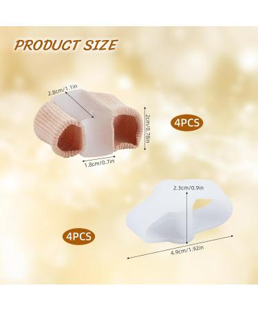 NICENEEDED 8pcs Gel Toe Separators & Bunion Corrector - Comfortable Toe Spacers for Hammer Toe Relief | International Shipping - Buy Online on GoSupps.com