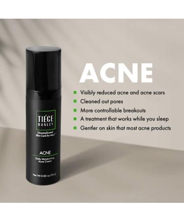 Tiege Hanley ACNE Cream for Men | Salicylic Acid 1.6% | Visibly Reduce Acne & Control Breakouts | 0.85 oz - Buy Online on GoSupps.com