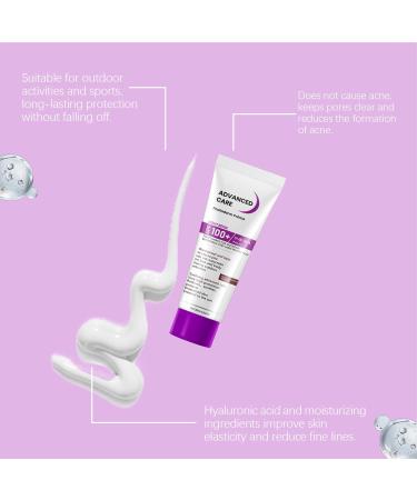  Fravsiu Sun Block SPF 100 Lightweight Sun Protector Broad Spectrum Cream Travel Size 80g Effective for Daily Outdoor Activities Pool Beach Hiking and Sports Protection - Buy Online on GoSupps.com