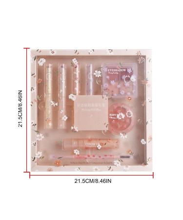 Juzinqu Korean Makeup Set | All-in-1 8/16-Part Gift Set - Lipstick Eyeshadow Eyebrow & Concealer - International Shipping Available - Buy Online on GoSupps.com