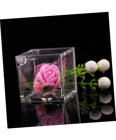 Healeved 6pcs Transparent Candy Container Box Clamshell High Transparency 6*6CM As Shown - Buy Online on GoSupps.com
