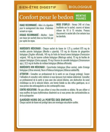 Traditional Medicinals - Organic Belly Comfort Peppermint Herbal Tea (Pack of 6) - Contains Ginger Fennel and Lemon Balm for Digestive Support - 96 Tea Bags Total Belly Comfort 16 Count (Pack of 6) - Buy Online on GoSupps.com