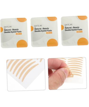 Mikinona 3 Sets Double Eyelid Sticker Breathable Eyelid Tape Double Eyelid Tape Eye Makeup Tool Eyelid Strips Eye Makeup Supplies Invisible Eyelid Tape Eyelid Lift Strips - Buy Online on GoSupps.com
