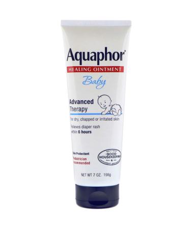 Aquaphor Baby Healing Ointment Advanced Therapy 7 Ounce Tube (207ml) (6 Pack)