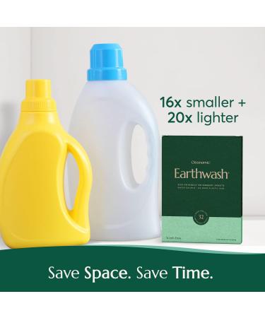 earthwash - Laundry Detergent Sheets Scent-Free (32 Loads) The Perfect Hypoallergenic Eco-Friendly Plastic Free Strips Ideal for Travel/Home Use. Biodegradable-Easy Dissolve True Eco-Wash - Buy Online on GoSupps.com