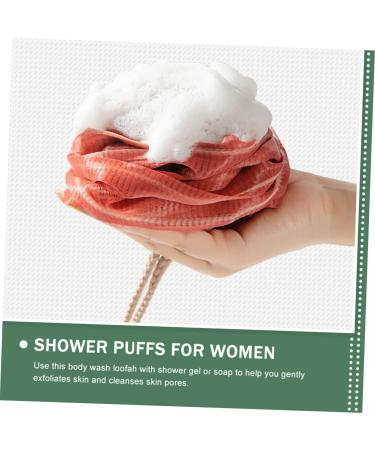 FOMIYES 6 pcs Rose Bath Flower Scrubber - Luxurious Bath & Shower Accessories for Women | Mesh Luffa & Bath Sponge Brushes - Buy Online on GoSupps.com