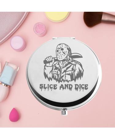 Jason Machete Pocket Mirror - Scary Movie Lover Gift - Compact Makeup Mirror - Buy Online on GoSupps.com