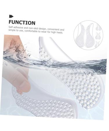 NOLITOY 4 Pairs Clear Metatarsal Pads - Comfort Gel Forefoot Cushion Inserts for High Heels | Ball of Foot Support - Buy Online on GoSupps.com