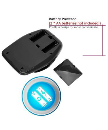 Professional Nail Polish Blower - Fast Drying Gel Dryer Fan for Home & Studio Use - Ideal for Parties & Travel - Black - Buy Online on GoSupps.com