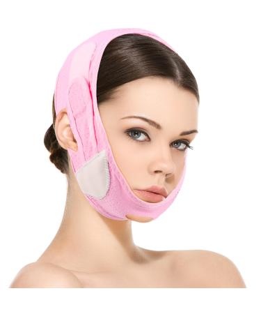 Thinp Chin Strap for Double Chin V Line Face Lifting Chin Mask Double Chin Reducer Face Lift Belt Double Chin Remover Chin Strap for Women Tightening Skin Preventing Sagging