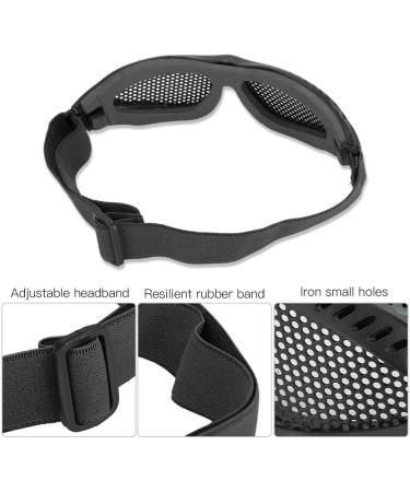 Buy Soluptanisu Lattice Protective Glasses for Airsoft - Adjustable Tactical Military Mesh (Black) - Buy Online on GoSupps.com