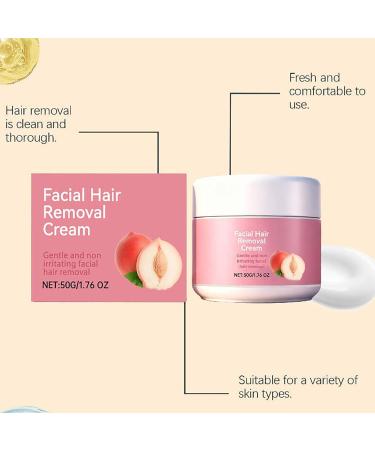Herbionyx Facial Hair Removal Cream Moisturizing Nourishing NonSticking Fast Gentle and Fast Acting Hair Removal Cream for Face & Lip 2pcs - Buy Online on GoSupps.com