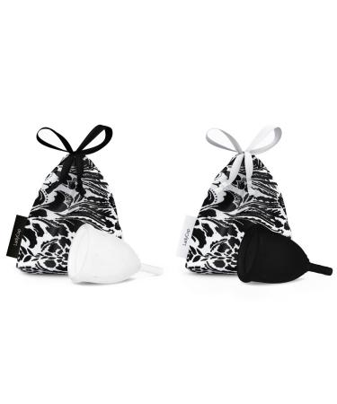 LadyCup Day&Night- 2x menstrual cup double version (black S(mall) / black L(arge))