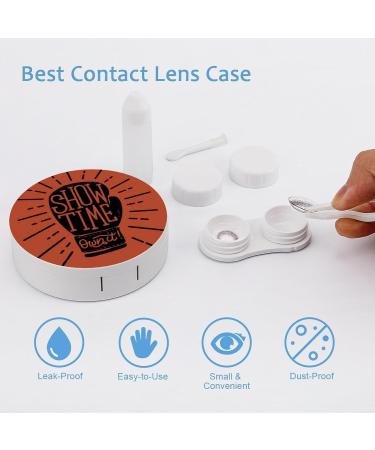 Show Time Light Bulb Contact Lens Travel Kit | Portable Cute Contact Box with Mirror for Daily Use | International Shipping Available - Buy Online on GoSupps.com