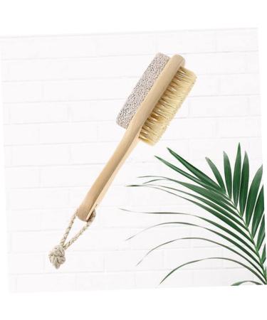 Beaupretty Foot Pedicure File Foot Scrub Brush Pumice Scrubber Exfoliating Brush for Feet Foot Pumice Callus Remover Brush Pumice Stone for Feet Foot Care Brush Lotus Tree Heel Bamboo - Buy Online on GoSupps.com