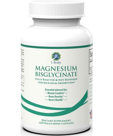 Pure Magnesium Bisglycinate Chelate - Reduce Cramps, Improve Sleep - 44mg Per Capsule - Buy Online on GoSupps.com