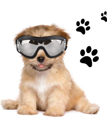 Dog Glasses | Waterproof & Windproof UV Protection for Small & Medium Dogs | Adjustable Fashionable Anti-Fog Design (Black) - Buy Online on GoSupps.com