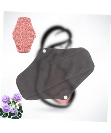 Reusable Bamboo Charcoal Cotton Mama Pads - Washable Cloth Menstrual Napkin - M12 Portable Towel - Eco-Friendly & Absorbent - 1 Count - Buy Online on GoSupps.com