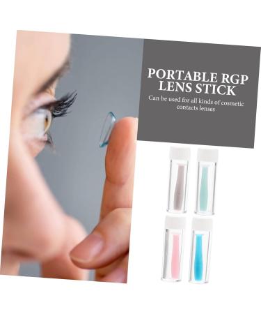 Homsfou 16 StK Contact Lens Suction Tool | Safe Travel Lens Care Pen & Carrier - Interchangeable Pebbles for Contact Lenses - Buy Online on GoSupps.com