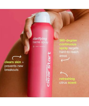 Dermalogica Clarifying Acne Spray 117ml - Treats & Prevents Body Breakouts On-the-go Skincare Mist Application Clears & Reduces Redness Suits All Skin Types - Buy Online on GoSupps.com