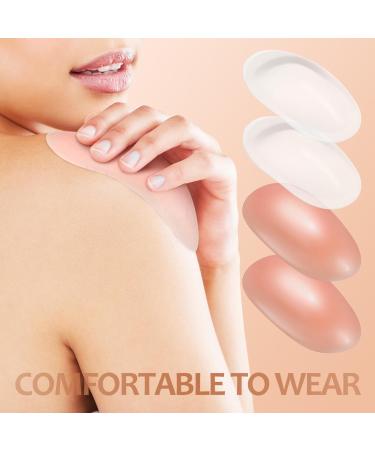 Gleavi Silicone Shoulder Cushion - 4 Pairs Self-Adhesive Slip-Resistant Pads for Clothing | Reusable Invisible Enhancer for All Genders - Buy Online on GoSupps.com
