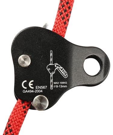 QKDS Climbing Rope Grab - Self Locking Belay Device for Rock Climbing and Mountaineering - Buy Online on GoSupps.com