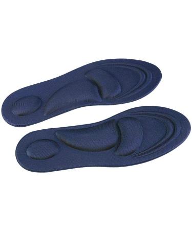 Orthotic Inserts for Flat Feet - Comfortable Arch Support & Shock Absorption - Men's Dark Blue Shoes - Buy Online on GoSupps.com