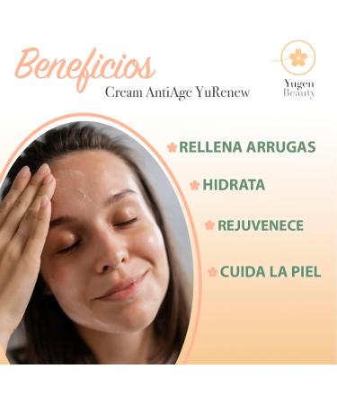  Yugen Beauty Anti-Wrinkle Face Cream for Women/Men with 7 Active Ingredients - YuRenew Anti-Aging Cream | Deep Wrinkle Filler | Firming Day Cream for Face Neck and D collet | Yugen - Buy Online on GoSupps.com