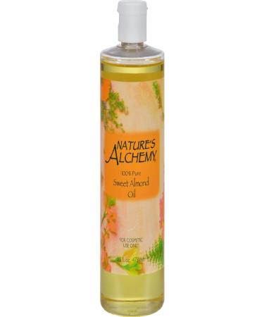 NATURE'S ALCHEMY Carrier Oil Sweet Almond 0.75 Pounds